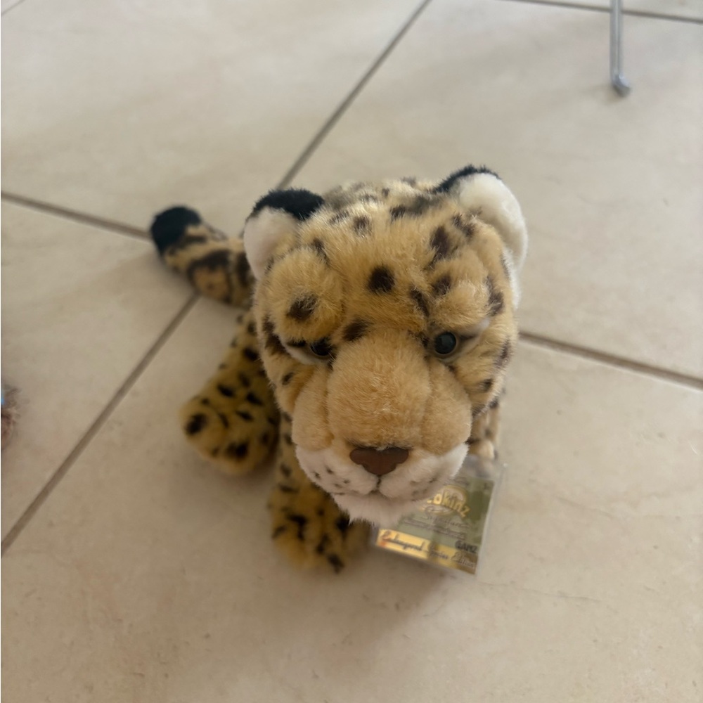 RARE Ganz Webkinz Signature Endangered Spotted Jaguar WITH SEALED CODE